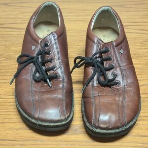 Finn Comfort Brown Leather Shoes